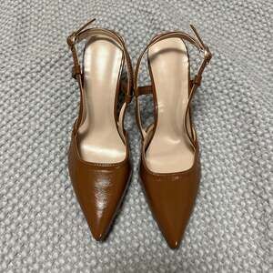 Amazon.com | Zamikoo Women's 65MM Heel Slingback Shoes Ankle Strap Mid Heel Dres